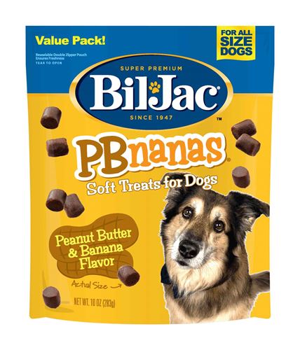 Bil-Jac Soft Chews Peanut Butter Banana Dog Treat 10oz