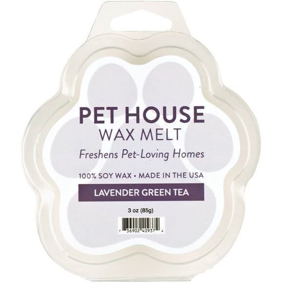 Pet House Wax Melt Lavender Green Tea
