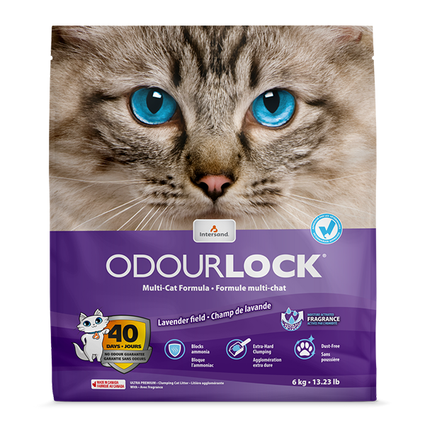 Intersand America 13lb Odorlock Cat Litter Lavender