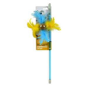 Ourpets Feather Frenzy Spin Wand