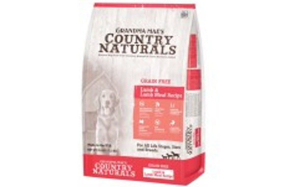 Grandma Mae's Country Naturals Grain-Free Limited Ingredient Lamb Recipe Dry Dog Food, 25 Lb