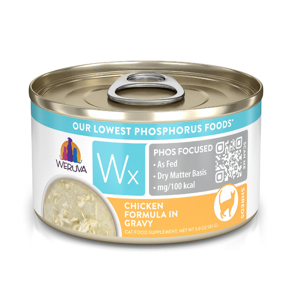 Weruva Wx Phos Focused 3oz Canned Cat food Chicken