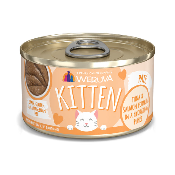 Weruva Classic Kitten 3oz Canned Cat food Tuna and Salmon