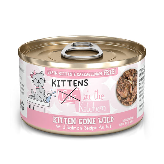 Weruva Cats in the Kitchen Kitten Canned Cat Food 3oz Kitten Gone Wild