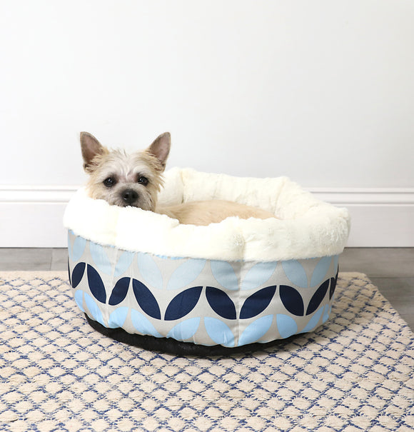 Petmate Round Compressed High Wall Pet Bed