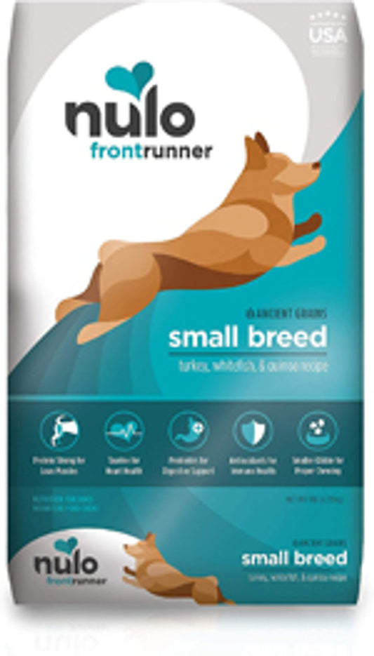 Nulo Frontrunner Small Breed Turkey, Whitefish, & Quinoa Dry Dog Food, 11 lb