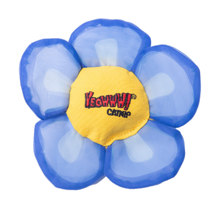 Yeowww! Daisy's Flower Tops Blue Catnip Cat Toy