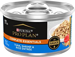 Pro Plan Savor Tuna, Shrimp & Rice Entre Adult Canned Cat Food, 3 oz. ()