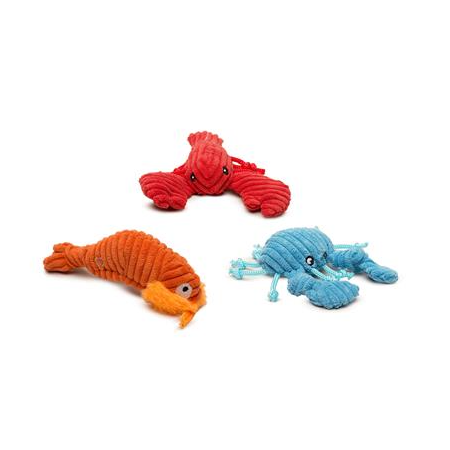 Hugglehounds Dog Toy Assorted Sea Creatures