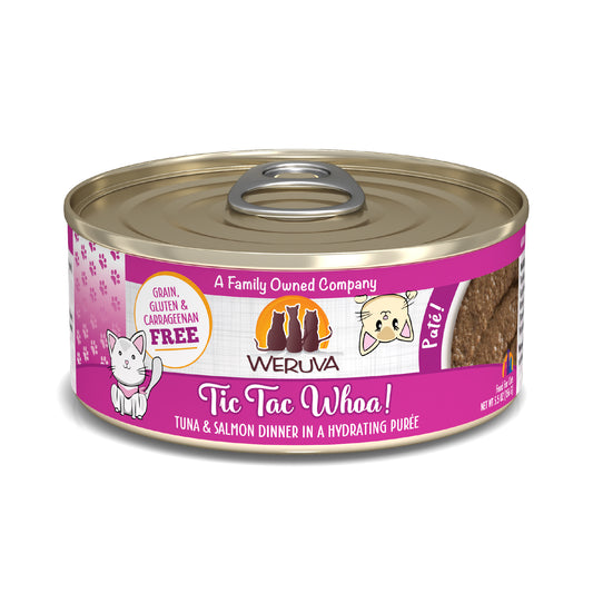 Weruva Pate 5.5oz Canned Cat food Tic Tac Whoa