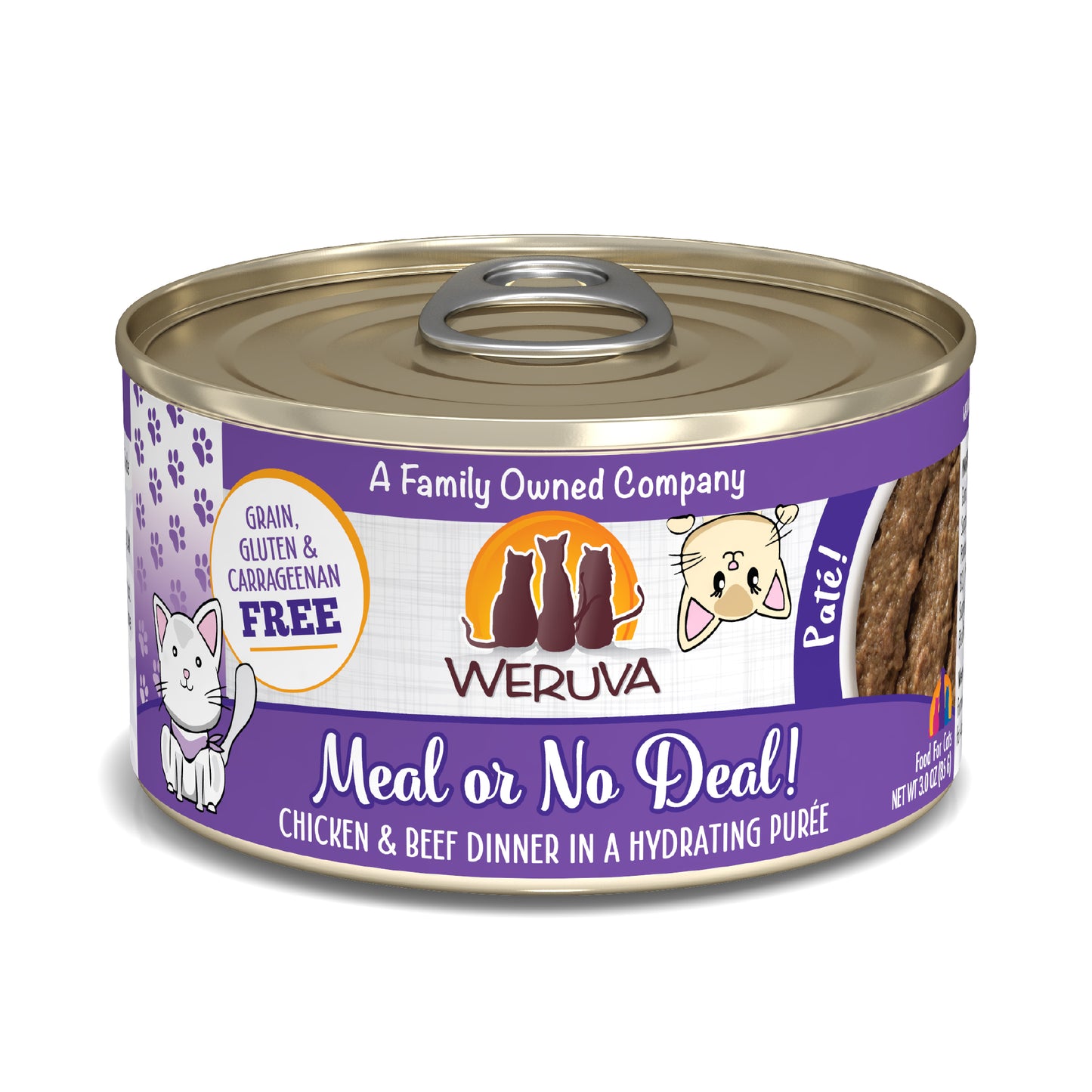 Weruva Pate 5.5oz Canned Cat food Meal or no Deal