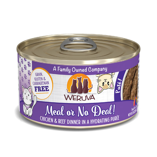 Weruva Pate 5.5oz Canned Cat food Meal or no Deal