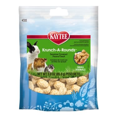 Kaytee Fiesta Krunch-A-Rounds Small Animal Treats  3-oz bag