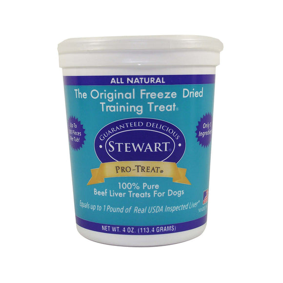 Stewart Pro Freeze Dried Dog Treat Beef Liver 4oz