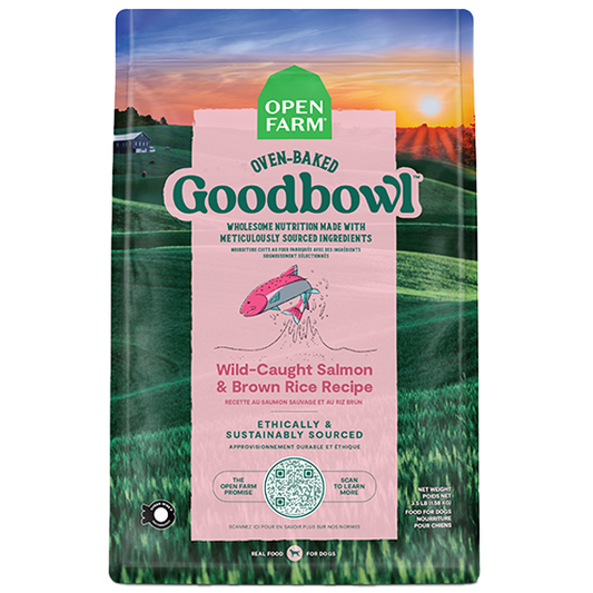 Open Farm Dog GoodBowl Salmon & Brown Rice 22 lb