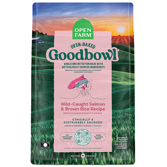 Open Farm Dog GoodBowl Salmon & Brown Rice 22 lb