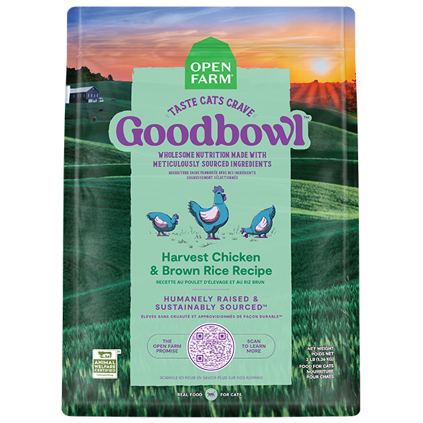 Open Farm Cat GoodBowl Chicken & Brown Rice 3 lb