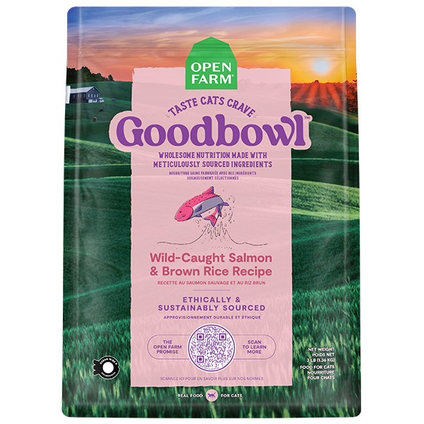 Open Farm Cat GoodBowl Salmon & Brown Rice 3 lb