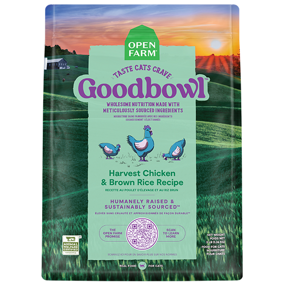 Open Farm Cat GoodBowl Chicken & Brown Rice 7 lb