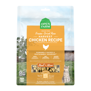 Open Farm Cat Freeze-Dried Raw Harvest Chicken Morsels 9oz