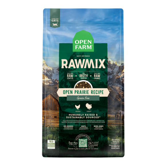Open Farm Cat RawMix GF Open Prairie 2.25 lb