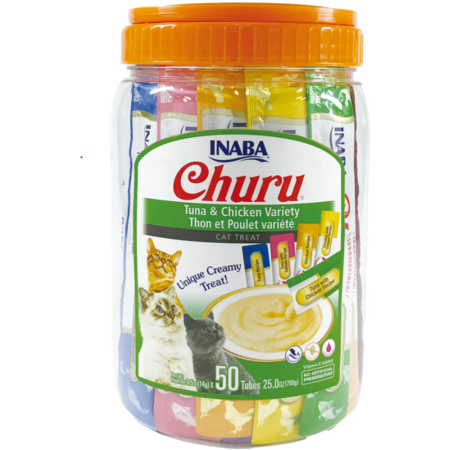 Churu Variety box .5oz 50pk Chicken – Benson's Pet Center