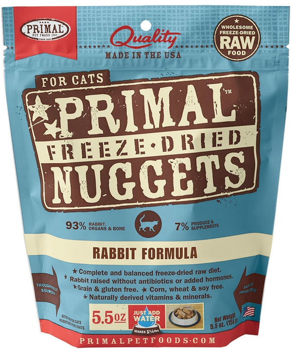 Rabbit Formula Grain-Free Freeze-Dried Cat Food, 5.5 oz