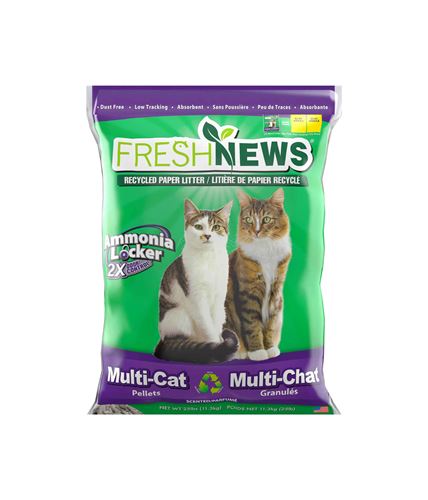 Fresh News Multicat Cat Litter Pellets 25lb