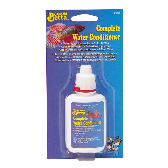 splendid betta complete water conditioner water conditioner 1.25-ounce bottle