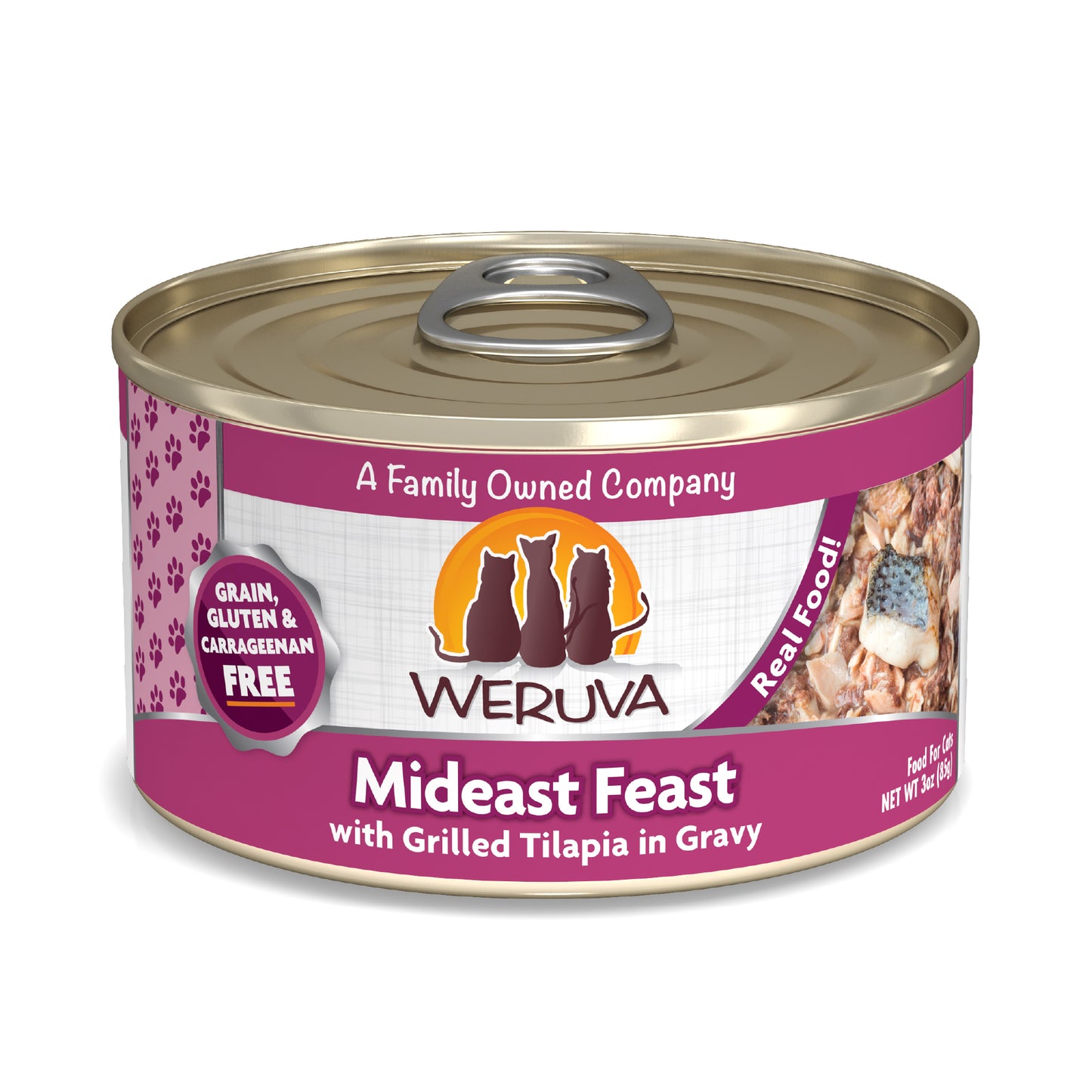 Weruva Classics 3oz Canned Cat food Mideast Feast