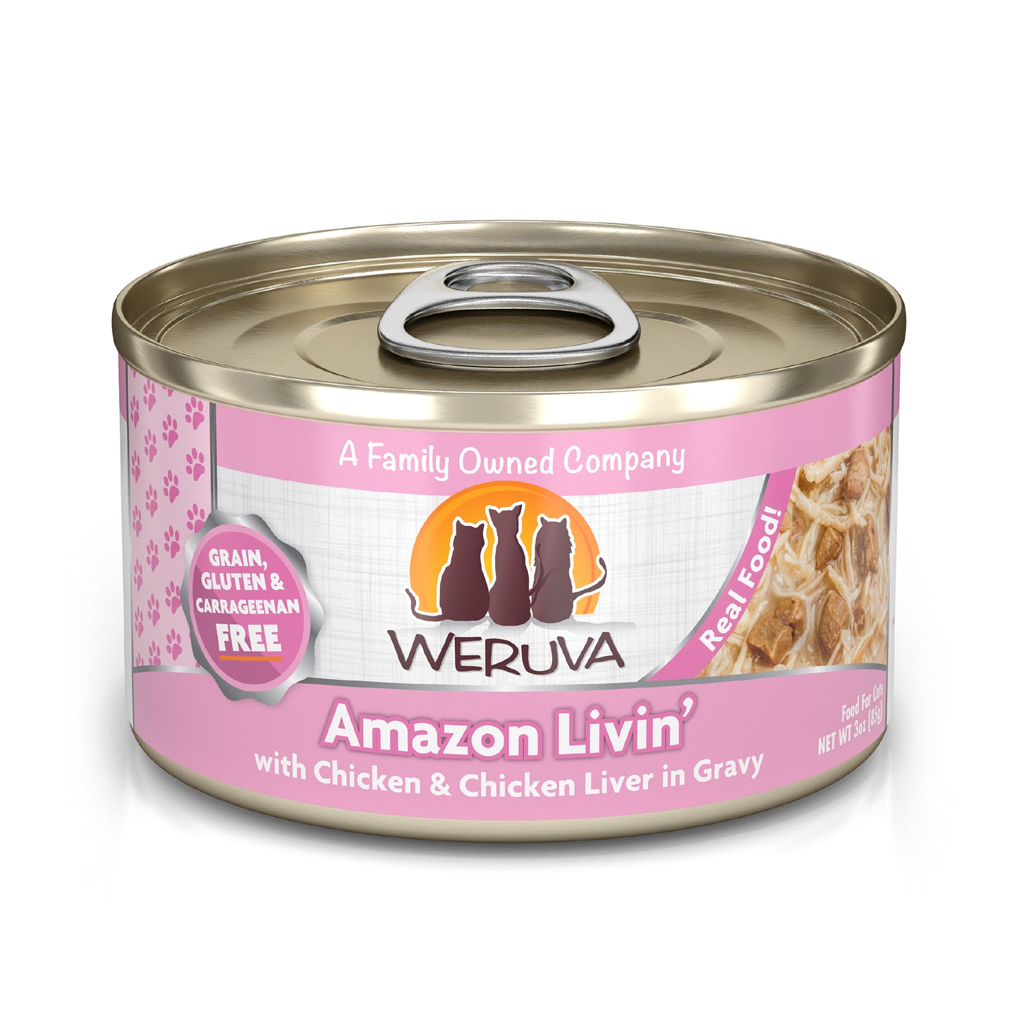 Weruva Classics 3oz Canned Cat food Nine Liver