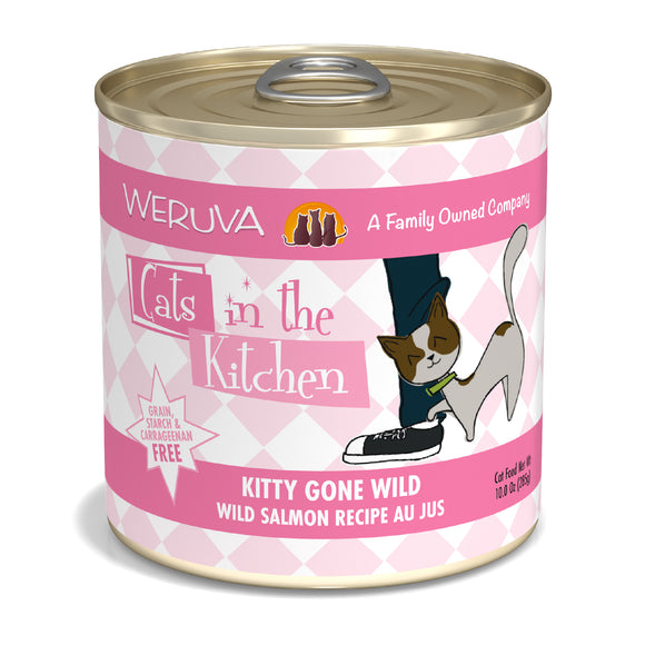 Weruva Cats in the Kitchen 10oz Canned Cat Food Kitty Gone Wild