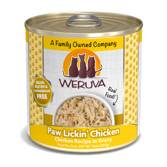 Weruva Classics 10oz Canned Cat food Paw Lickin' Chicken