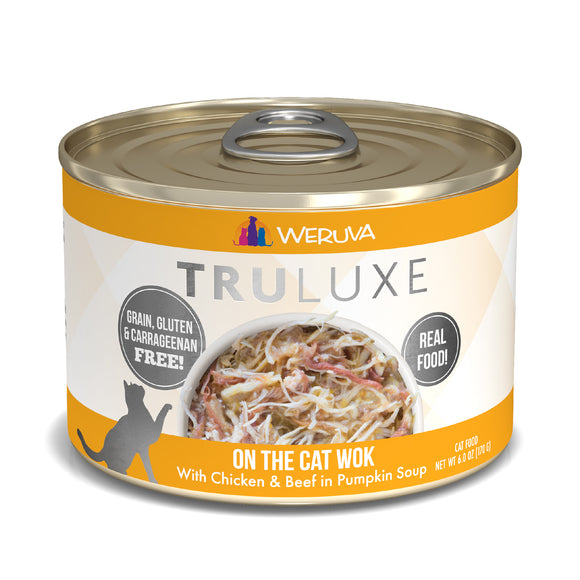 Weruva Truluxe Cat food 6oz Can On The Cat Wok