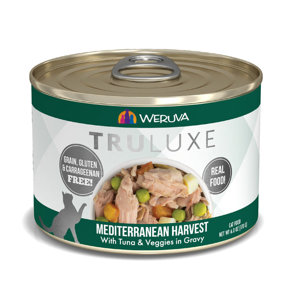 Weruva Truluxe Cat food 6oz Can Mediterranean Harvest
