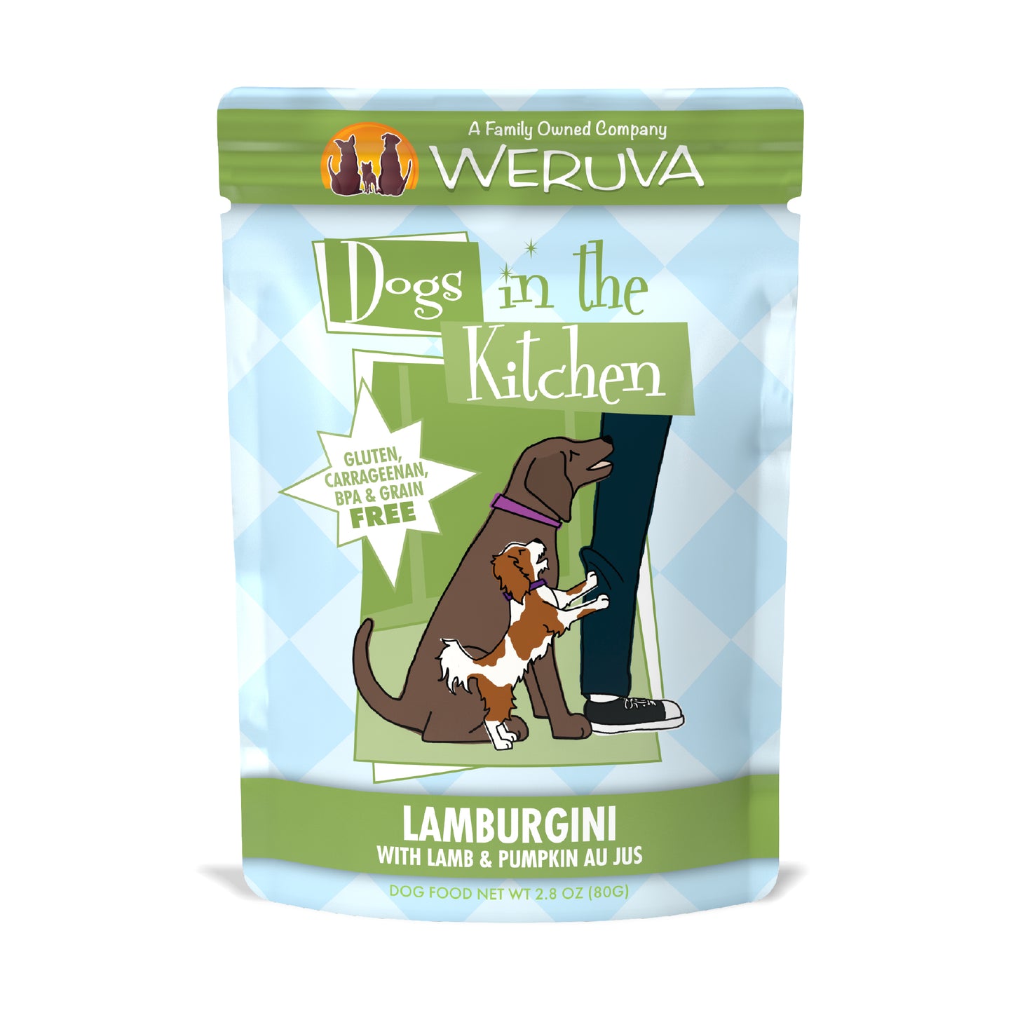 Weruva Dogs in the Kitchen 2.8oz Pouch Dog food Lamburgini