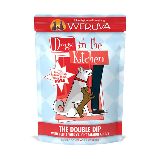 Weruva Dogs in the Kitchen 2.8oz Pouch Dog food the Double Dip