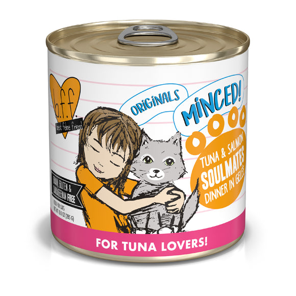 Weruva B.F.F. Originals 10oz Canned Cat food Tuna & Salmon Soulmates