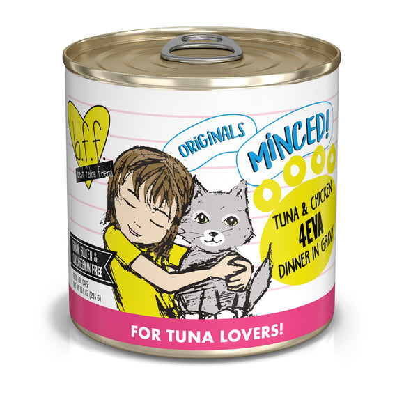 Weruva B.F.F. Originals 10oz Canned Cat food Tuna & Chicken 4EVA