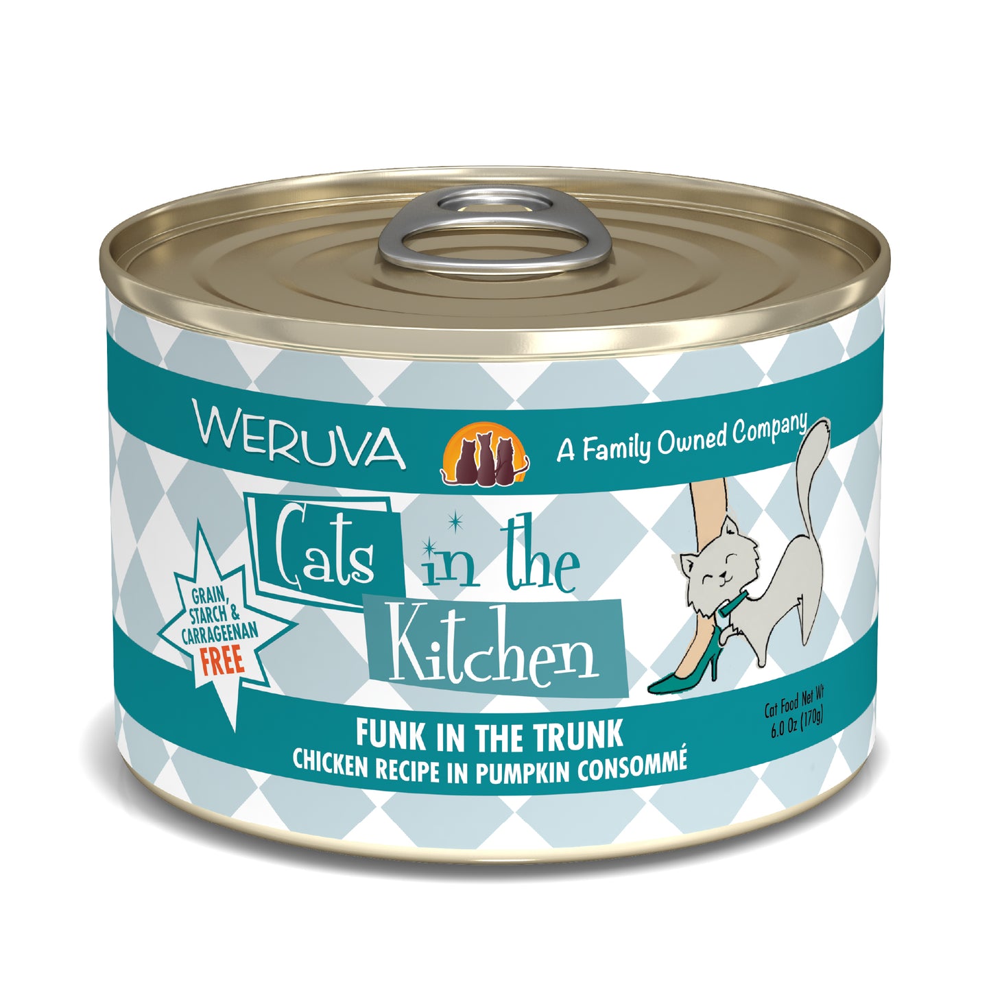 Weruva Cats in the Kitchen Funk in the Trunk Cat Food 3.2 oz