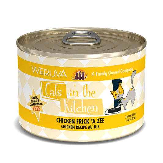 Weruva Cats in the Kitchen 6oz Canned Cat Food Chicken Frick A Zee