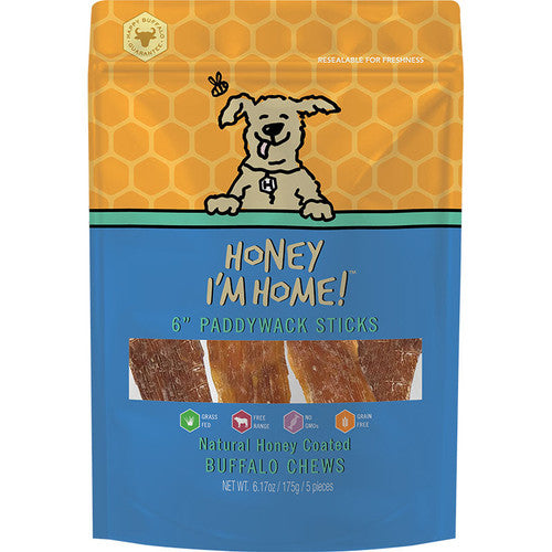 Honey Im Home Dog Treats Buffalo Paddywack 5pk