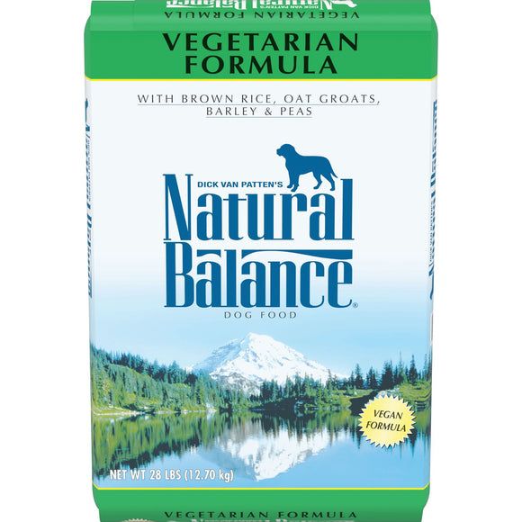 Natural Balance Brown Rice  Oat Groats  Barley & Peas Dry Dog Food  24 Pounds  Vegetarian  Vegan