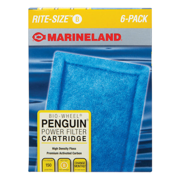 Marineland Penguin Bio-Wheel Power Filter Cartridges Size B 6pk