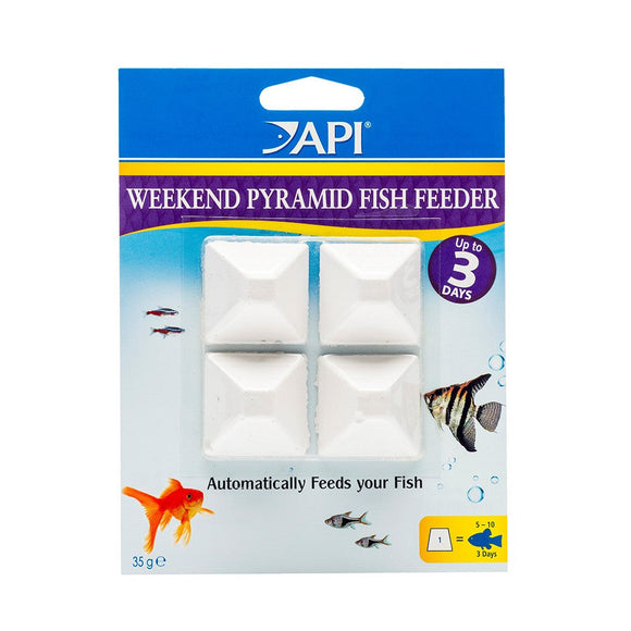 API Mars Fishcare Weekend Pyramid Fish Feeder