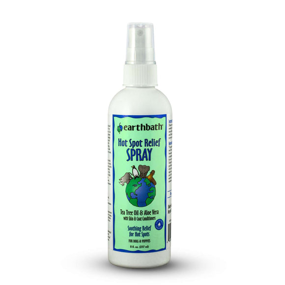 Earthbath® Tea Tree Oil & Aloe Vera Hot Spot Relief Spritz for Dog 8 Oz