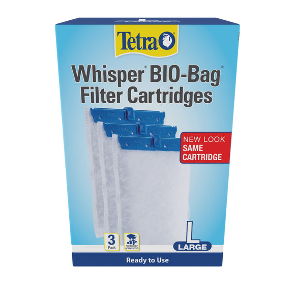 Tetra Whisper Bio-Bag Disposable Filter Cartridge 3 Count  for Aquariums  Large