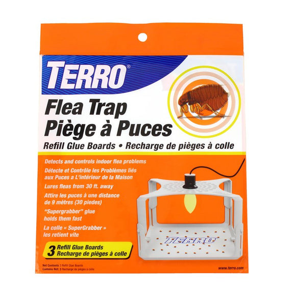 Terro Ultimate Flea Trap Refill Glue Boards 3pk