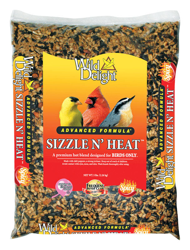 Wild Delight Sizzle N  Heat Bird Food 5lb