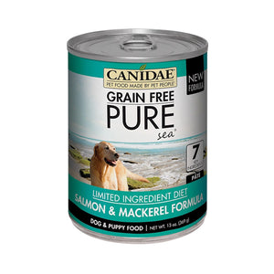 CANIDAE PURE Grain-Free Wet Dog Food Salmon & Sweet Potato  13 oz